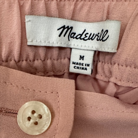 Madewell 100% Silk Island Button-Front Skirt - Picture 6 of 7